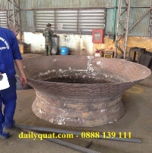 Côn thu đầu vào miệng quạt