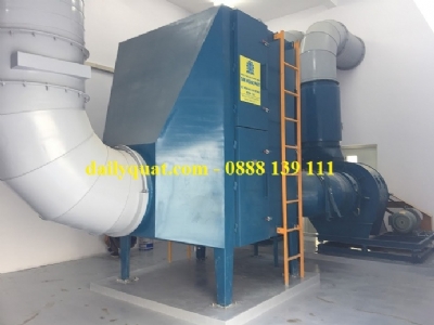 Hệ thống xử lý khói dầu - KCN Tiên Sơn